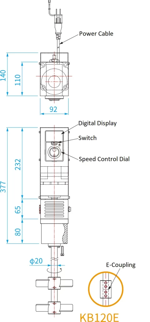 KB120 or KB120E (Drawing)